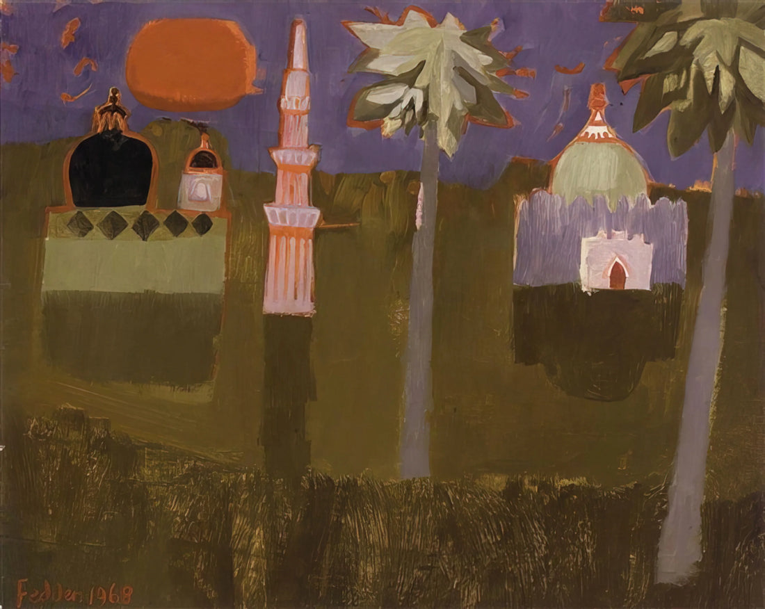 Mary Fedden Images: A Curator's Guide to Her Vibrant Still Life Paintings - Minorets - 1968 by Mary Fedden