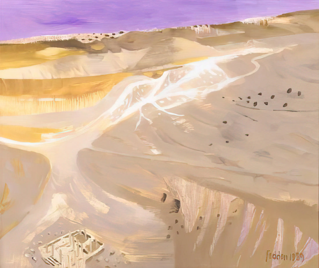 Mary Fedden Lithograph: A Collector's Guide to Her Vibrant Printmaking Legacy - Desert - 1989 by Mary Fedden