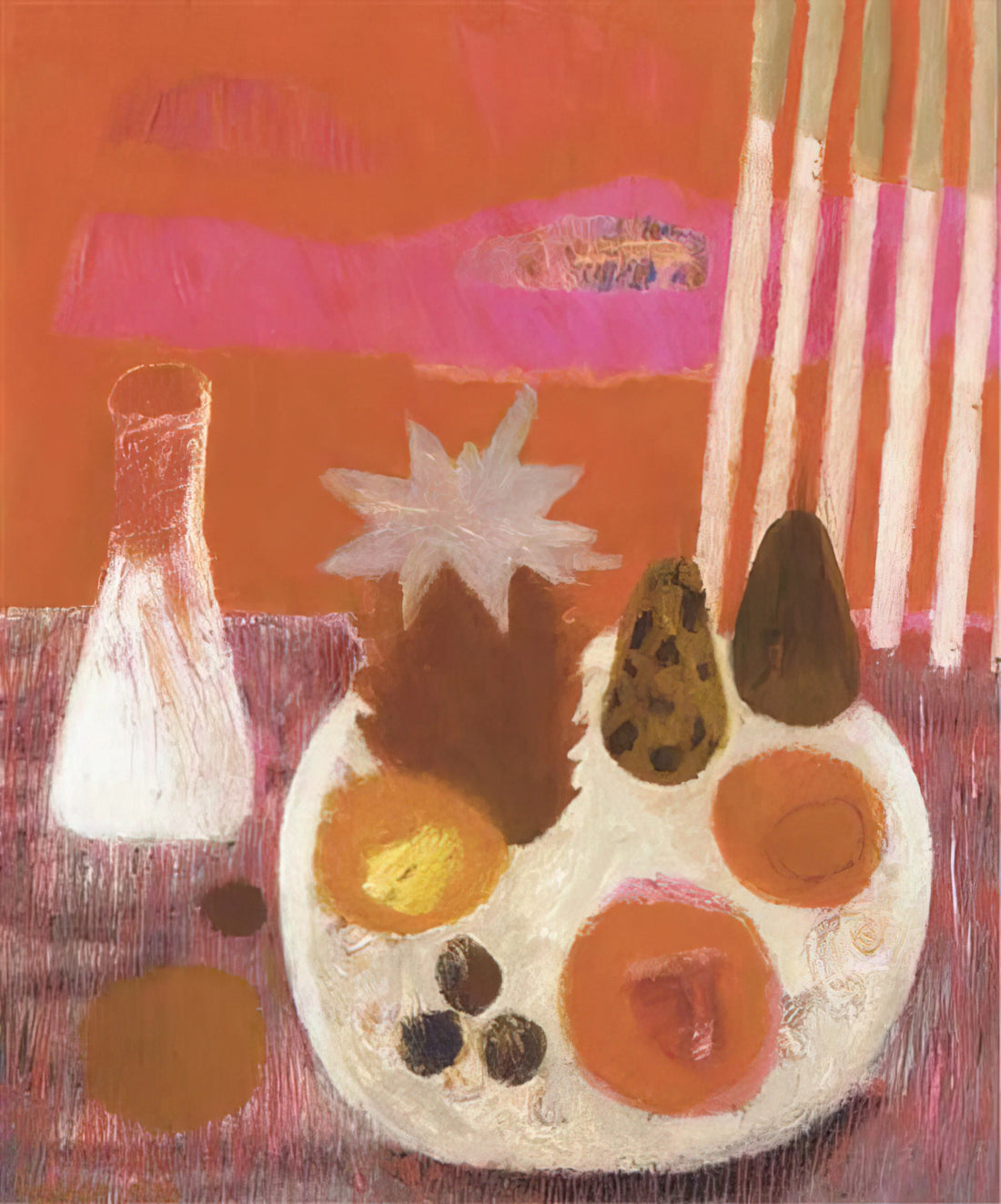 Mary Fedden Prints for Sale: A Collector's Guide to Her Vibrant Still Life Art - Still life, Merindol - Naïve Art Primitivism by Mary Fedden