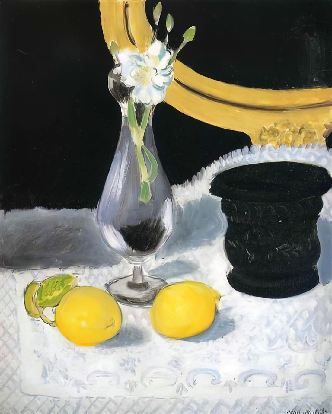 Matisse Berggruen & Cie Poster: A Collector's Guide to a Modernist Masterpiece - STILL LIFE WITH LEMONS 1919 by Henri Matisse
