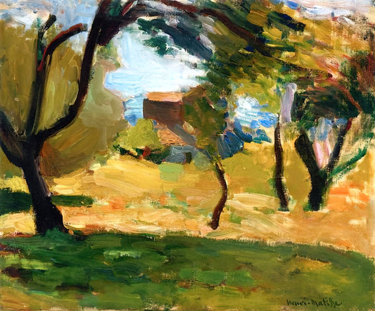 Matisse Berggruen & Cie Print: The Legacy of a Master Through Modern Reproduction - CORSICAN LANDSCAPE 1898 1 by Henri Matisse