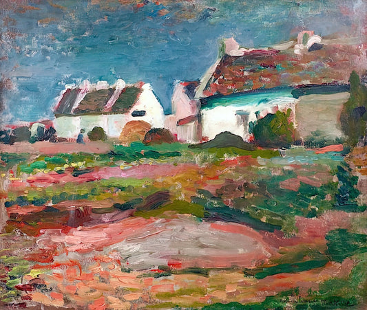 Matisse Berggruen: The Master's Late-Period Posters and Their Enduring Legacy - MAISONS A KERVILAHOUEN BELLE ILE 1896 by Henri Matisse