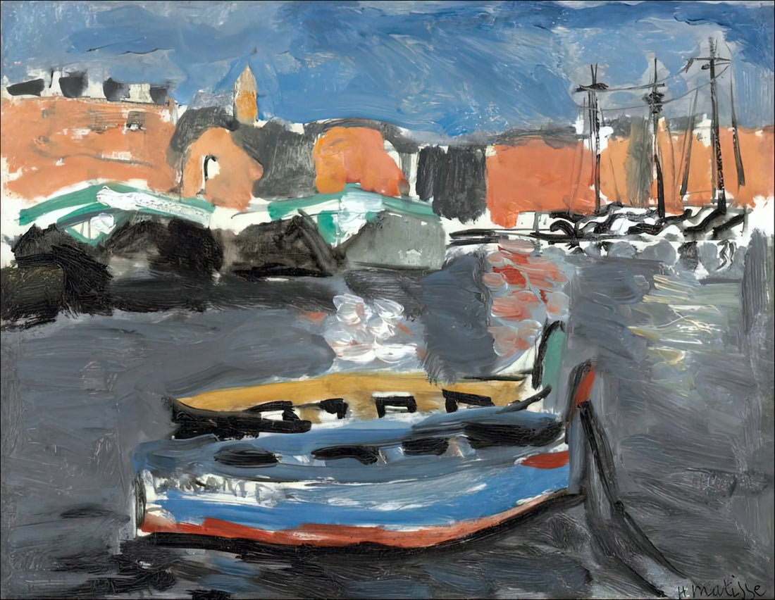 Matisse Original Art: Understanding the Value, Rarity, and Legacy of the Master's Authentic Works - PORT DE MARSEILLE 1917 by Henri Matisse