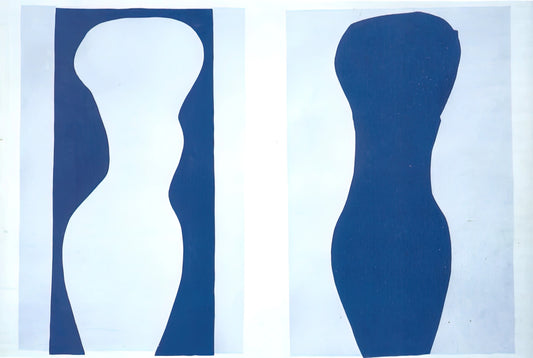 Matisse Painting Print: A Collector's Guide to the Joyful Master's Works - WHITE TORSO AND BLUE TORSO 1944 by Henri Matisse