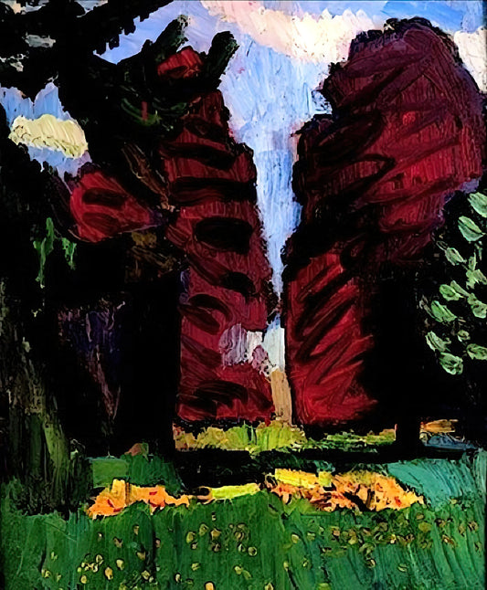 Matisse Paintings at the Met: A Curator's Guide to the Metropolitan Museum's Collection - COPPER BEECHES 1901 by Henri Matisse