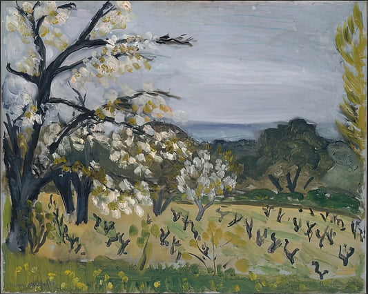 Matisse Pencil Drawings: The Intimate Line of a Modern Master - LANDSCAPE NICE 1919 by Henri Matisse