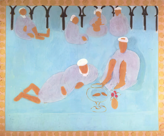 Matisse Poster Landscape: A Curator's Guide to the Artist's Most Evocative Scenes - MOROCCAN CAF 1913 by Henri Matisse
