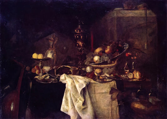 Matisse Reproductions: A Curator's Guide to Owning Museum-Quality Art Prints - LA DESERTE AFTER JAN DAVIDSZ DE HEEM 1893 by Henri Matisse