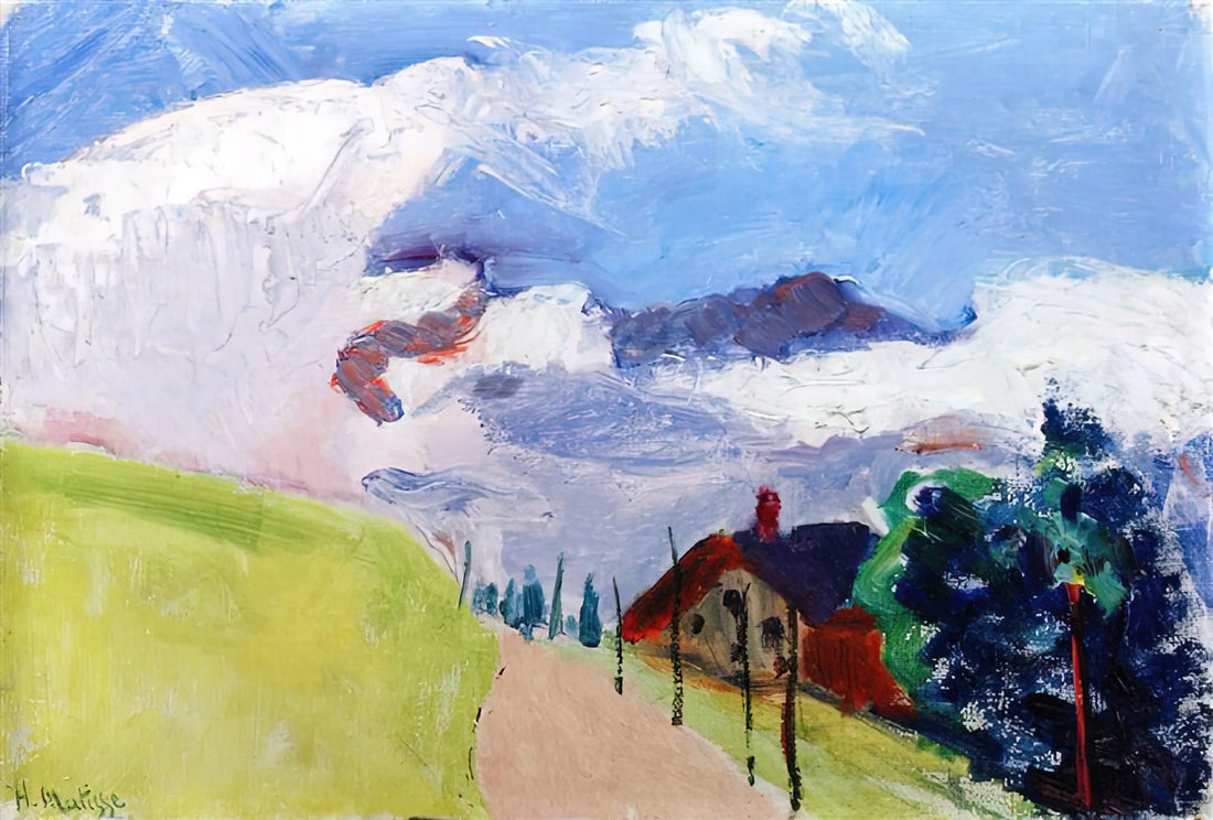 Matisse Sculptures in Bronze: A Journey Through Form and Light - SWISS LANDSCAPE 1901 by Henri Matisse