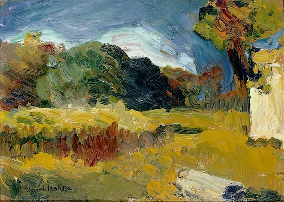 Matisse and Pop Art: An Unlikely Artistic Dialogue - LANDSCAPE OF CORSICA by Henri Matisse