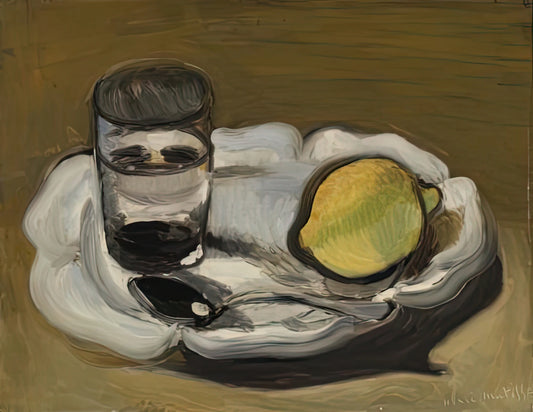 Matisse and Van Gogh: A Comparative Study of Color, Form, and Artistic Revolution - STILL LIFE WITH LEMON 1917 by Henri Matisse