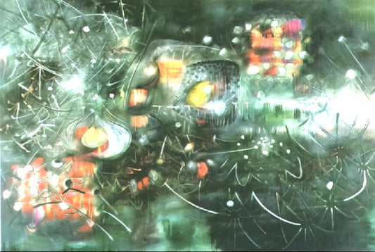 Matta Prints: Exploring the Surrealist Visions of Roberto Matta - TO GIVE PAINLESS LIGHT 1955 by Roberto Matta