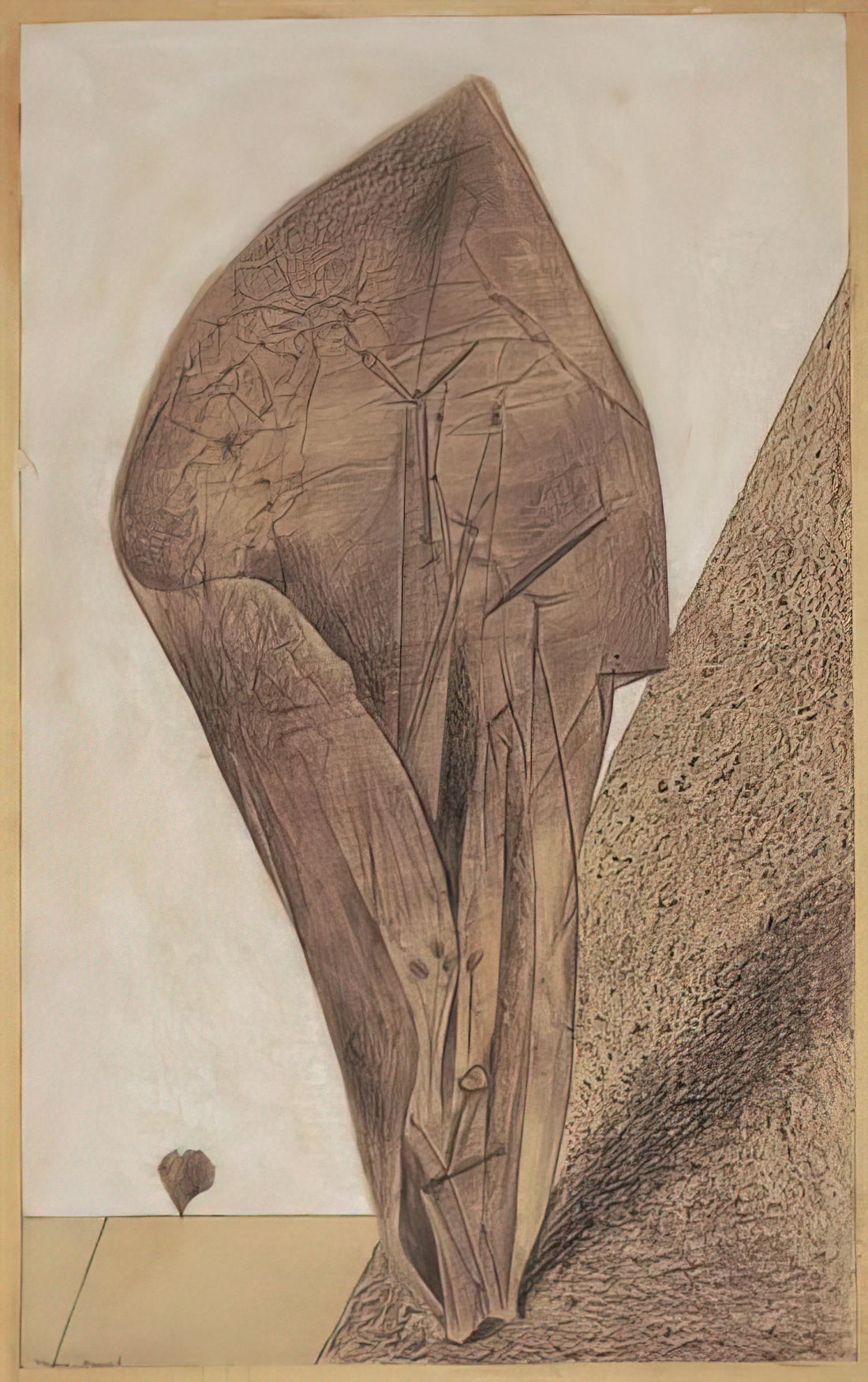Max Ernst Decalcomania Paintings: The Surrealist's Revolutionary Technique - She keeps her secret by Max Ernst