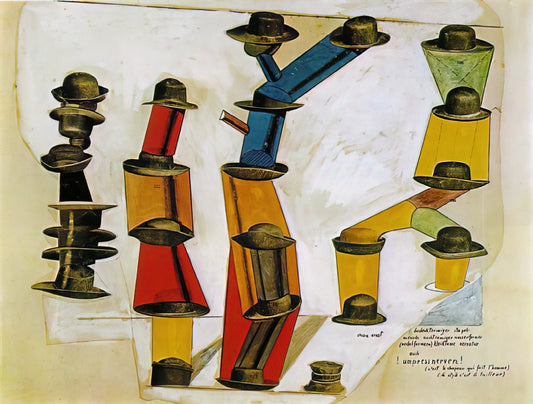 Max Ernst and Surrealism: The Alchemist of the Unconscious - The hat makes the man by Max Ernst