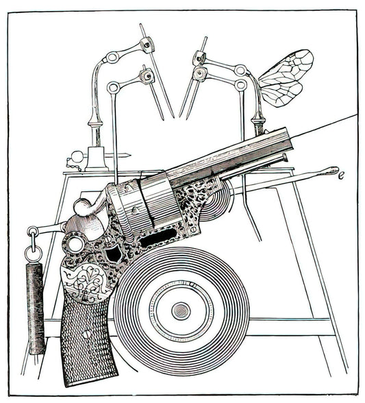 Max Ernst's Humboldt Current: Decoding the Surrealist Master's Oceanic Vision - The Harmonious Fagot Illustration for The Misfortunes of the Immortals by Max Ernst