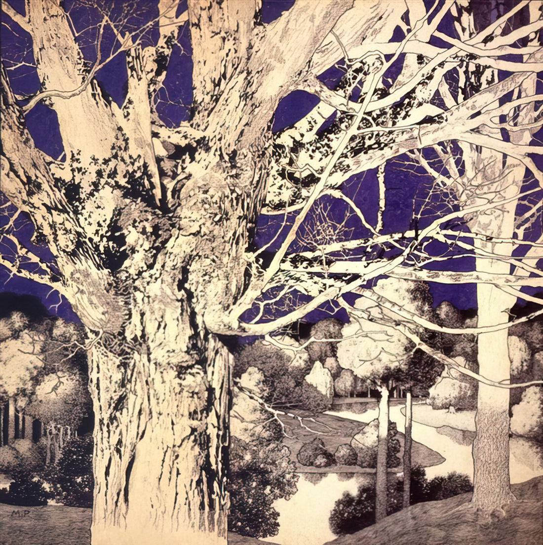 Maxfield Parrish Arizona: The Artist's Desert Vision and Iconic Southwestern Prints - Solitude by Maxfield Parrish
