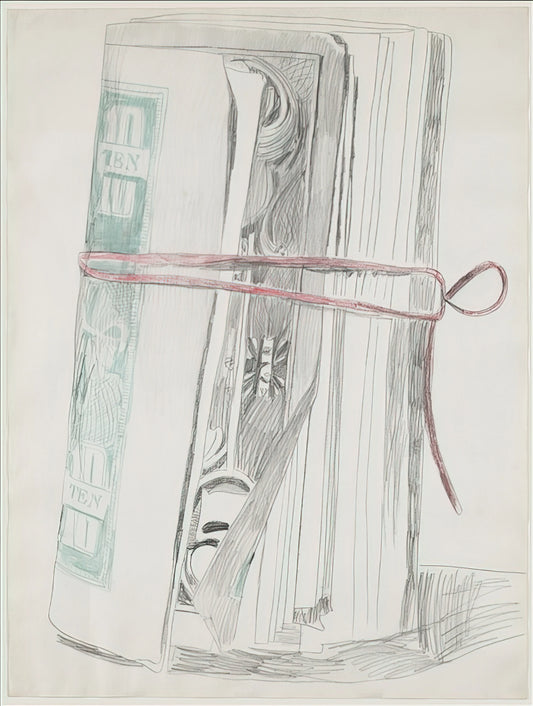 Miles Davis and Andy Warhol: When Jazz Met Pop Art in the 1980s - Roll of Bills by Andy Warhol