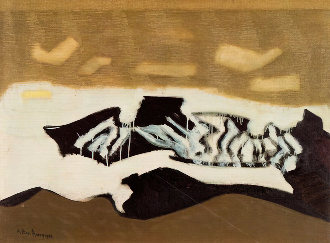 Milton Avery Art: The Quiet Revolutionary of American Modernism - Breaking Sea - 1952 by Milton Avery