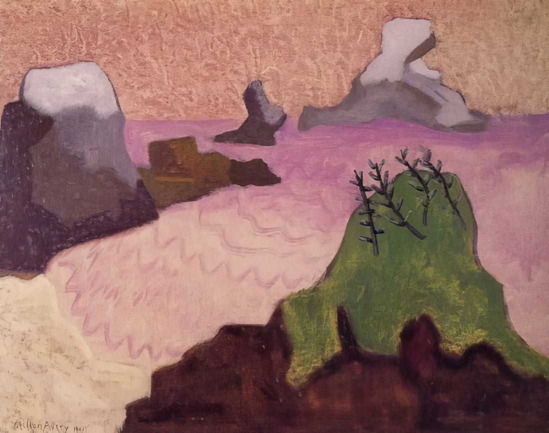 Milton Avery Paintings for Sale: A Collector's Guide to Acquiring Modernist Masterpieces - Oregon Coast - 1947 by Milton Avery