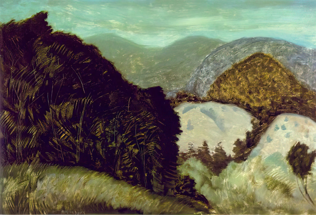Milton Avery Reproduction: A Guide to Collecting Authentic Art Prints - Vermont Hills - 1936 by Milton Avery