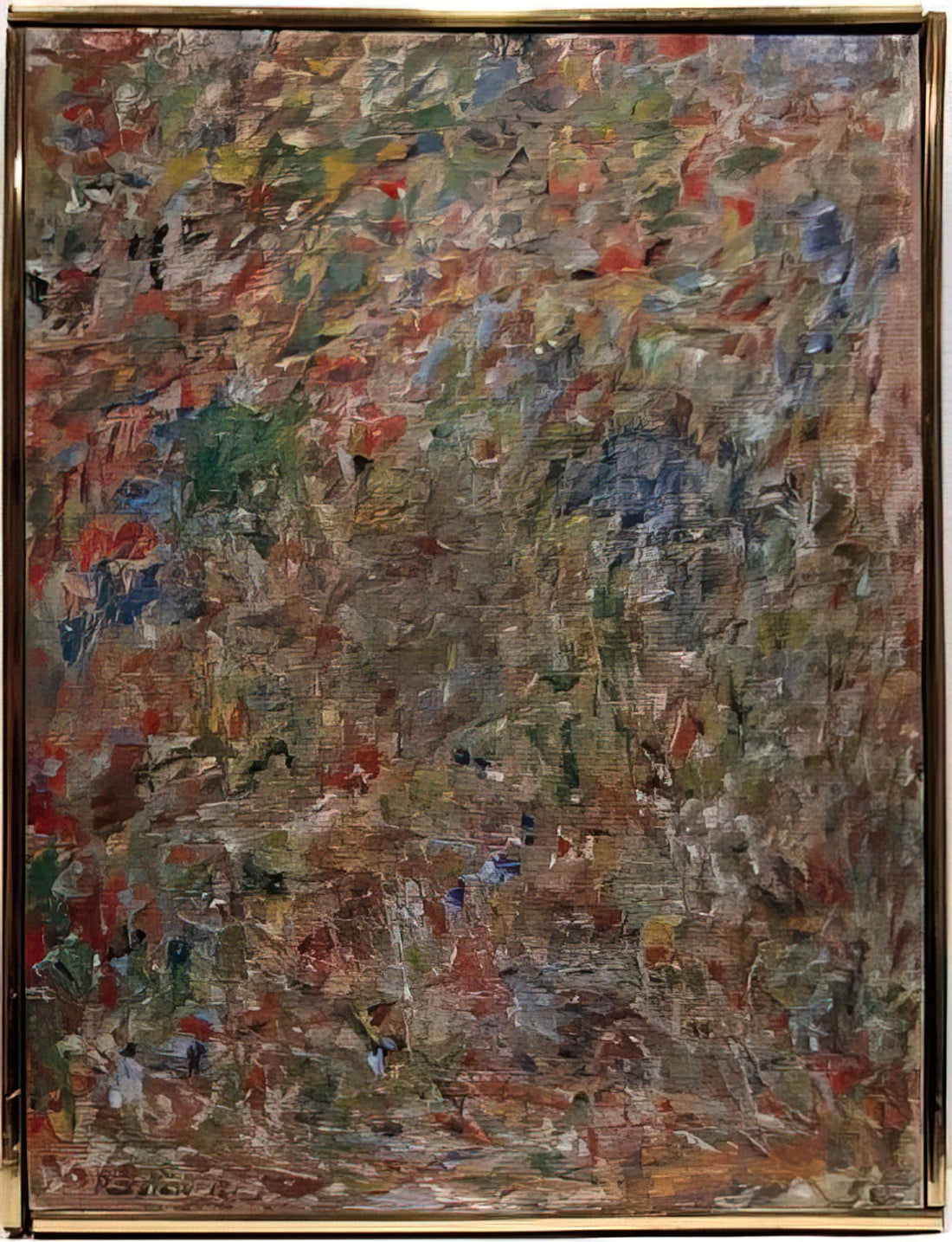 Milton Resnick Acrylic Print: The Abstract Expressionist's Legacy in Modern Reproduction - ABSTRACTION 1963 by Milton Resnick