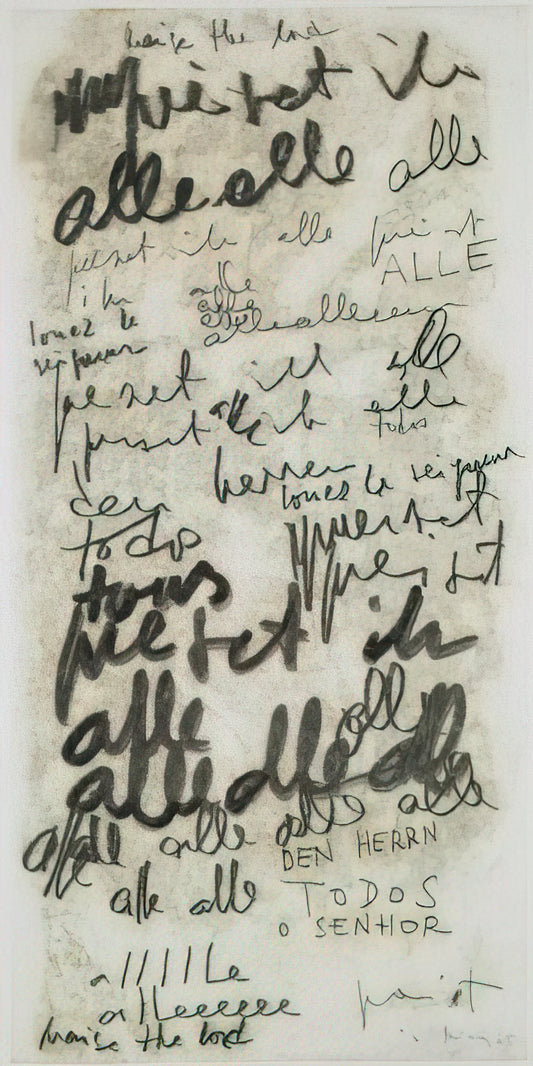Mira Schendel Posters: Exploring the Ethereal World of a Brazilian Modernist Master - Untitled Alle - 1965 by Mira Schendel