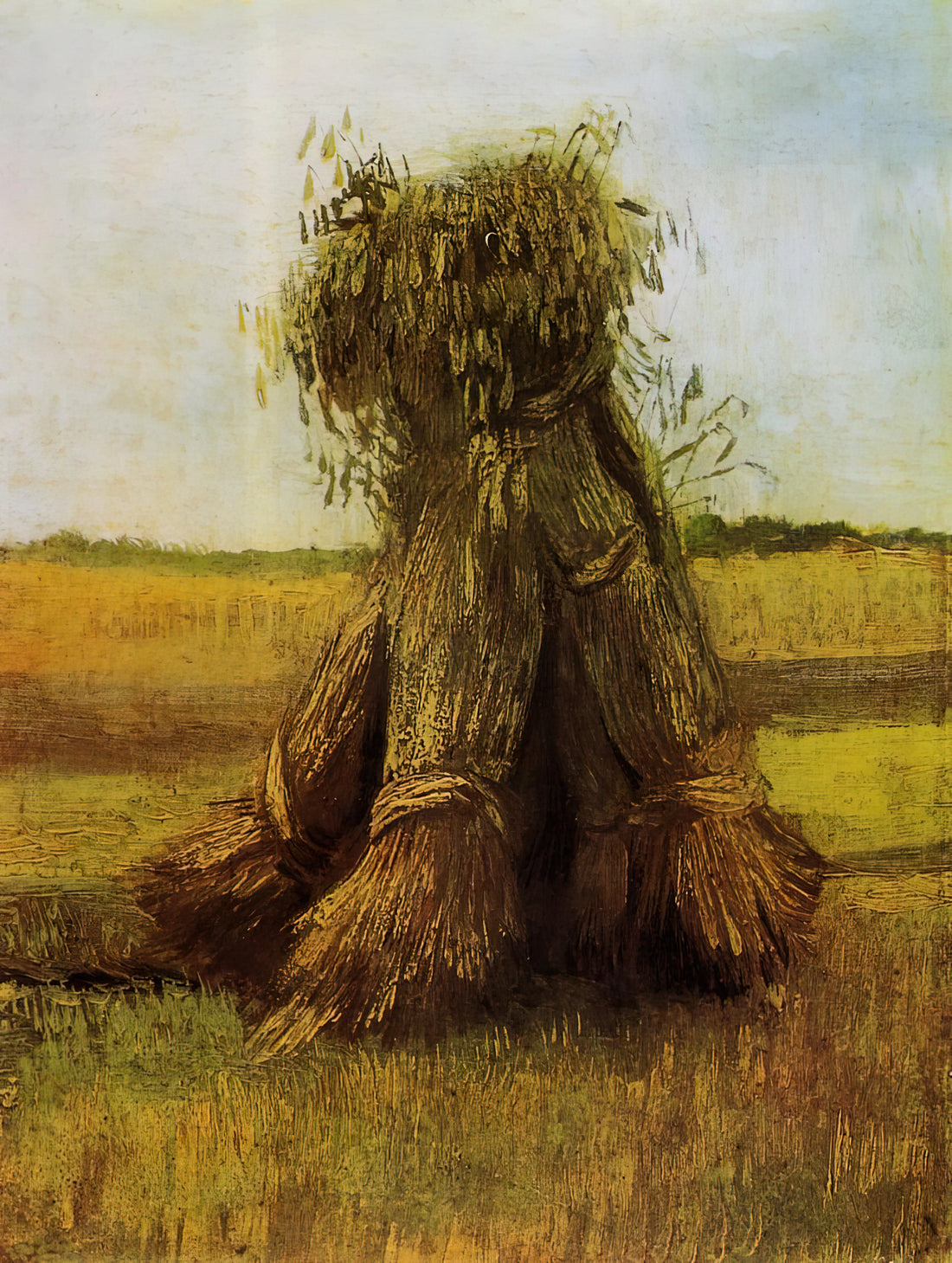 MoMA's Van Gogh Starry Night: The Definitive Guide to Art's Most Iconic Masterpiece - Sheaves of Wheat in a Field by Vincent van Gogh