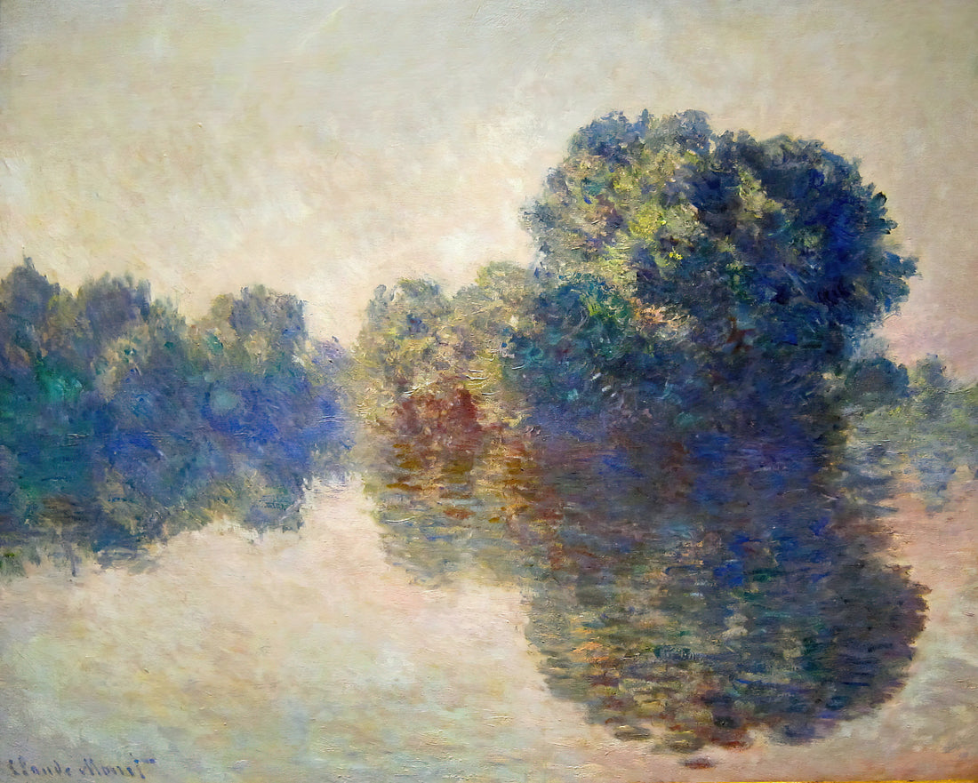Monet 1872: The Pivotal Year That Defined Impressionism's Visual Language - The Seine near Giverny by claude monet