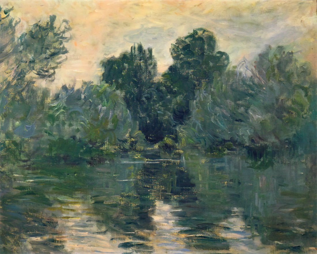 Monet Claude Paintings: The Evolution of Impressionism Through the Master's Vision - The Arm of the Seine by claude monet
