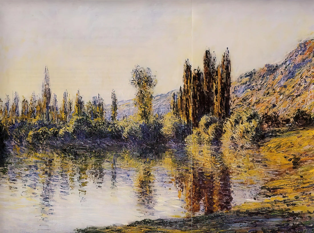 Monet Claude: The Master of Light, Impressionism, and Modern Vision - The Seine at Vetheuil by claude monet
