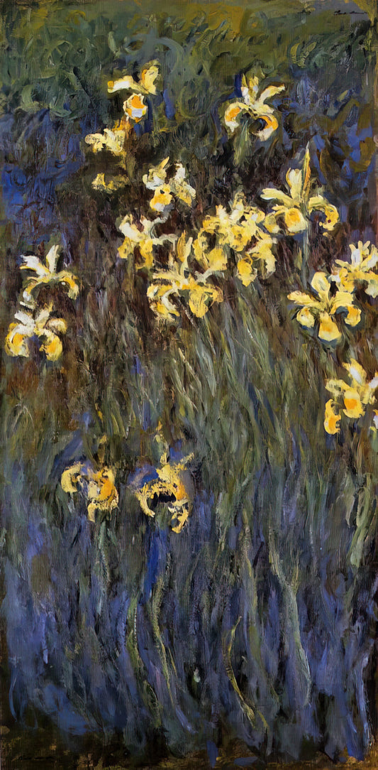 Monet Framed Canvas: The Ultimate Guide to Displaying Impressionist Masterpieces - The Yellow Irises by claude monet
