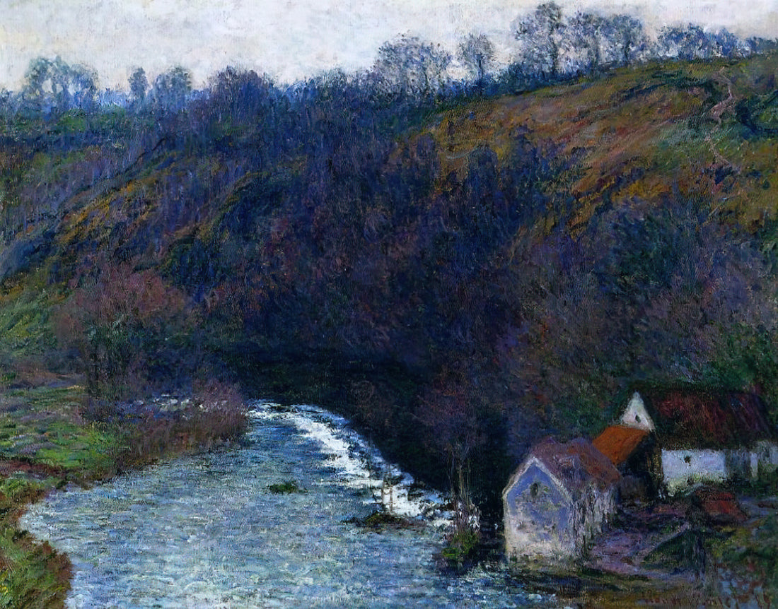 Monet Framed: The Art of Presenting Impressionist Masterpieces in Your Home - The Mill at Vervy by claude monet