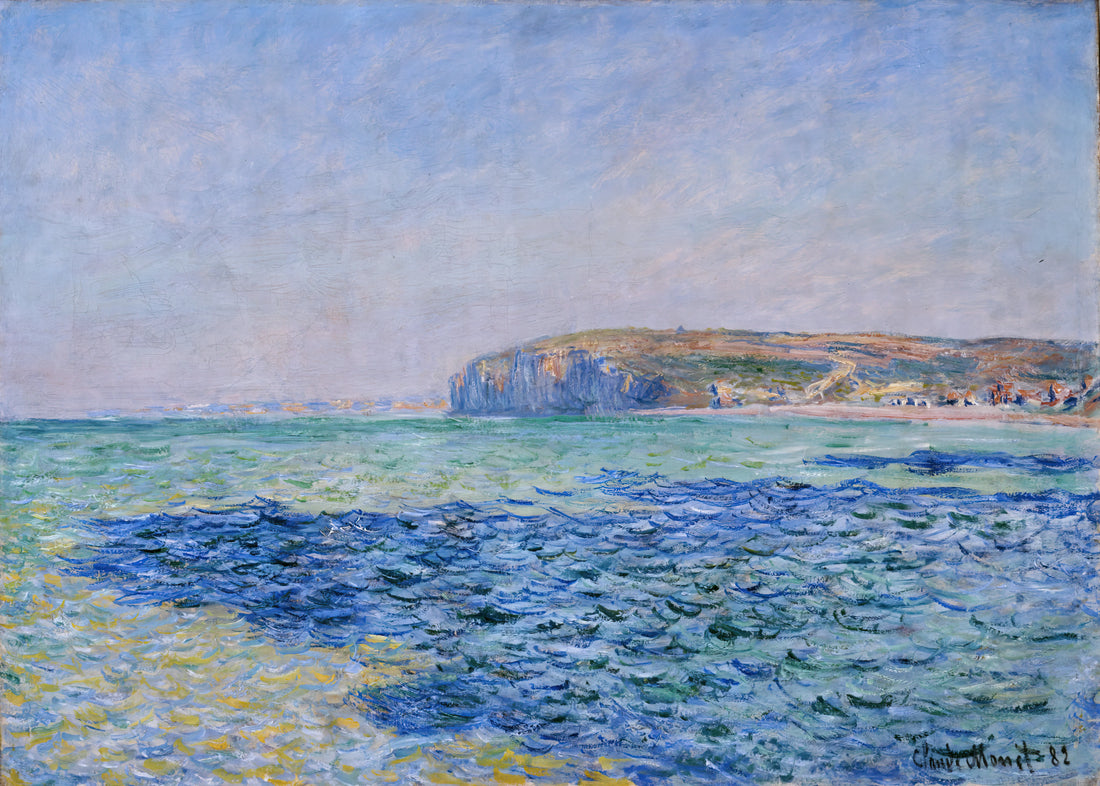 Monet Giclée Prints: Museum-Quality Reproductions of Impressionist Masterpieces - Shadows on the Sea at Pourville by claude monet