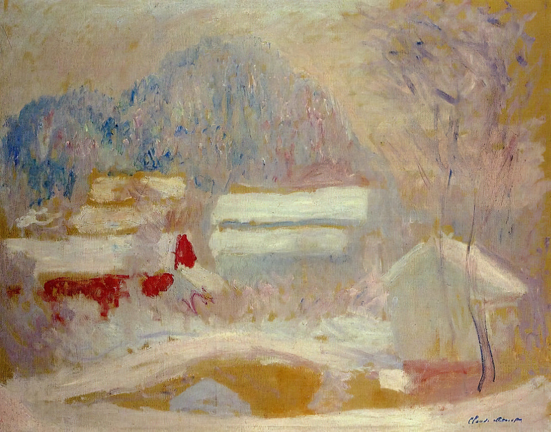 Monet Impression Sunrise Print: The Revolutionary Work That Defined a Movement - Norwegian Landscape, Sandviken by claude monet