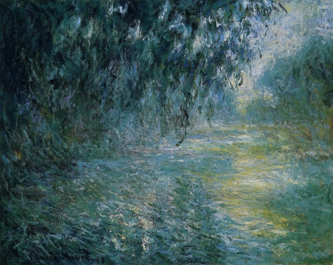 Monet Oil Painting Reproduction: A Guide to Museum-Quality Art Prints - Morning on the Seine in the Rain by claude monet