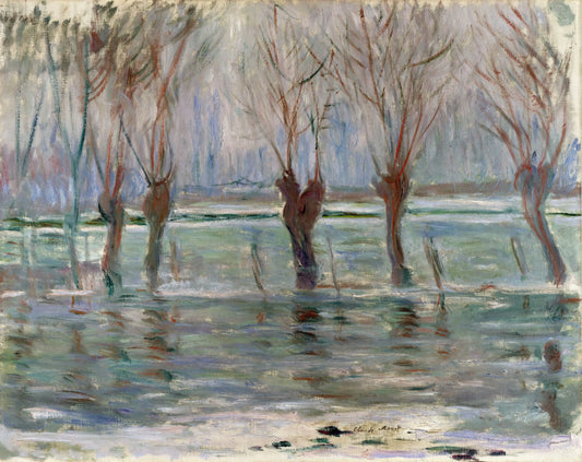 Monet Prints: A Curated Guide to Owning Impressionist Masterpieces - Flood Waters by claude monet