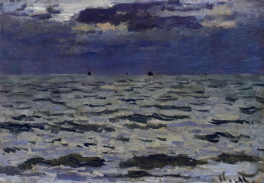 Monet Reproduction: The Art of Capturing Impressionist Light and Color in Museum-Quality Prints - Seascape by claude monet