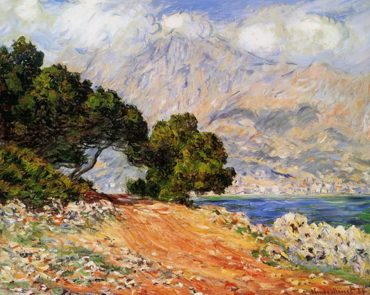 Monet Water Lilies Gallery: A Curated Journey Through Impressionism's Most Iconic Series - Meton Seen from Cap Martin by claude monet