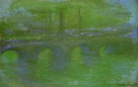 Monet Water Lilies Poster: A Guide to Owning a Masterpiece of Impressionism - Waterloo Bridge, Dawn by claude monet