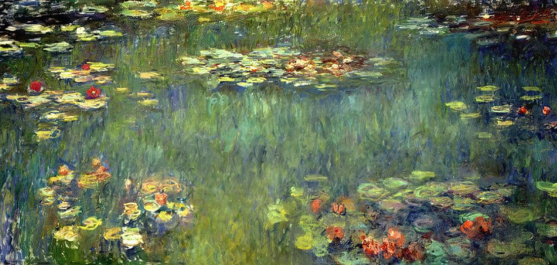 Monet Winter: The Master's Luminous Landscapes of Snow and Ice - Pool with Waterlilies by claude monet