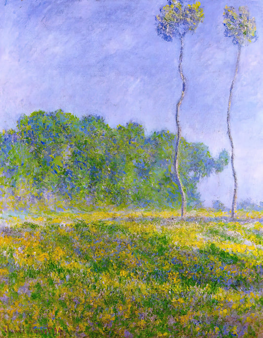 Monet and Architecture: How the Impressionist Master Transformed Urban and Rural Structures into Light - Spring Landscape by claude monet