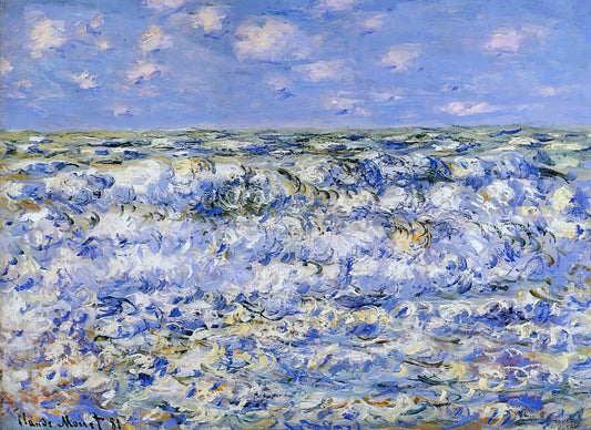 Monet and Impressionism: The Revolutionary Vision That Changed Art Forever - Waves Breaking by claude monet