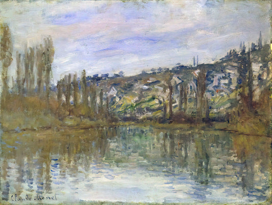 Monet in MoMA: A Curator's Guide to the Impressionist Master's Legacy in New York - The Seine near Vetheuil by claude monet