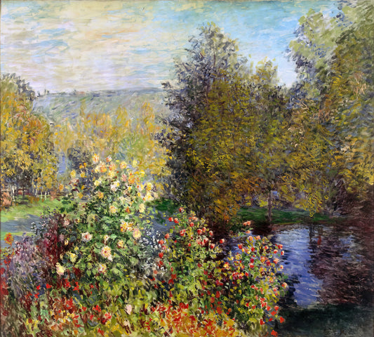 Monet in the Met: A Deep Dive into Impressionism's Masterpieces - A Corner of the Garden at Montgeron by claude monet