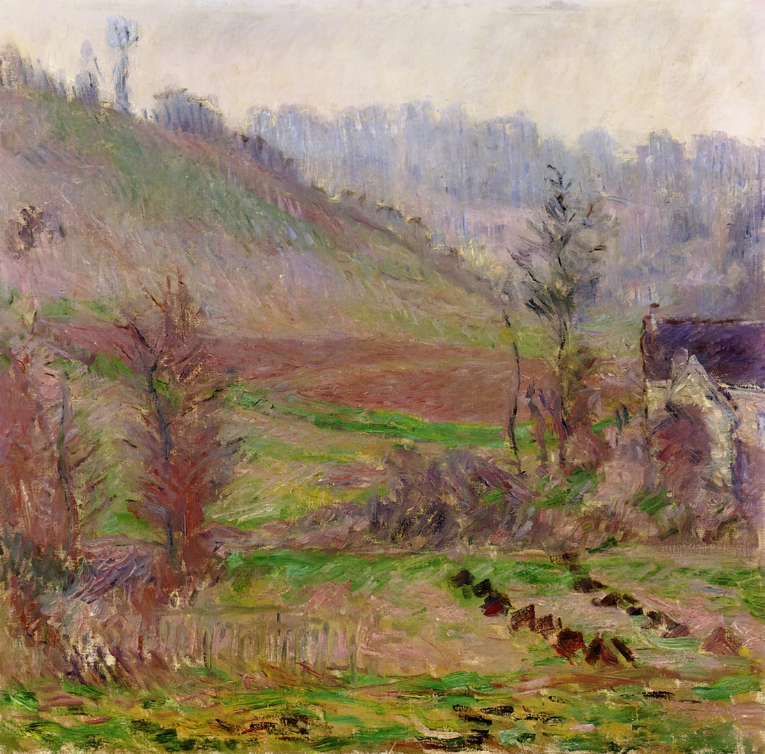 Monet's First Painting: The Genesis of an Impressionist Master - Valley of Falaise by claude monet