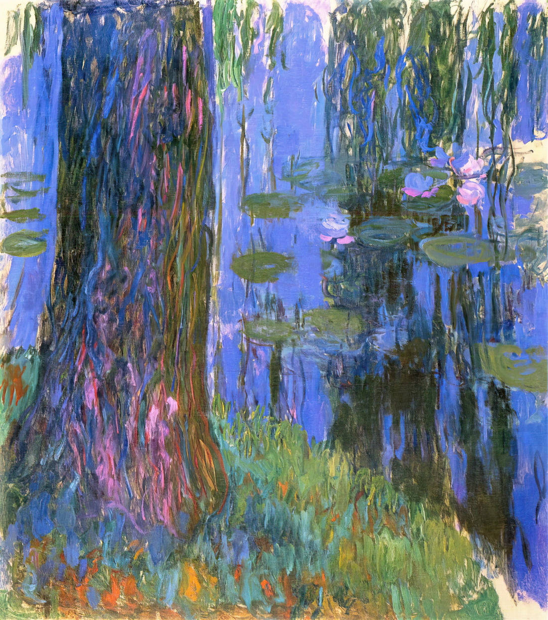 Monet's Long Paintings: The Panoramic Vision of an Impressionist Master - Weeping Willow and Water-Lily Pond by claude monet