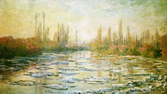 Monet's Saint-Lazare: A Revolutionary Vision of Modernity in Impressionist Art - The Ice Floes by claude monet