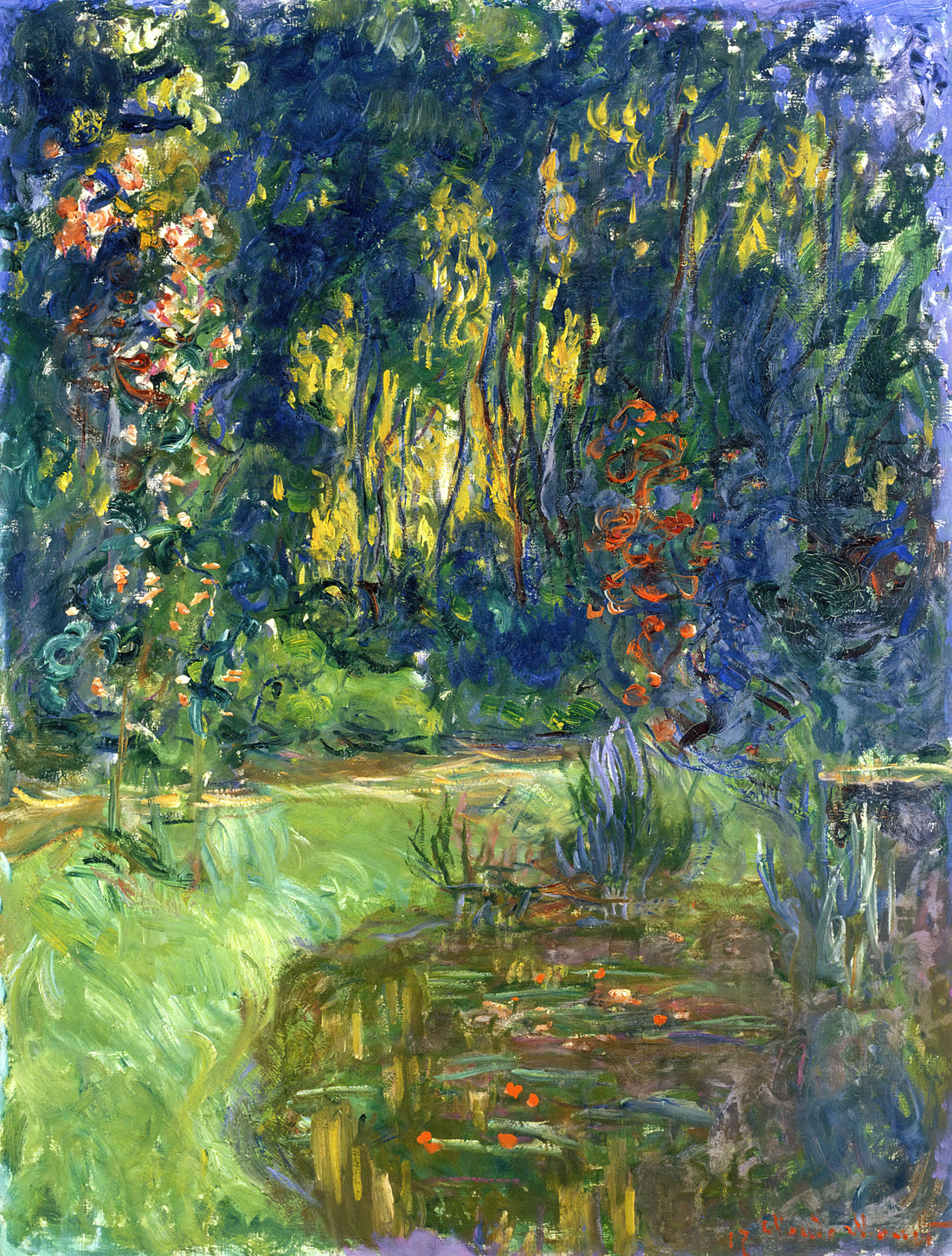 Monet's Water Lilies Garden: The Masterpiece Series That Redefined Modern Art - Water Lily Pond at Giverny by claude monet