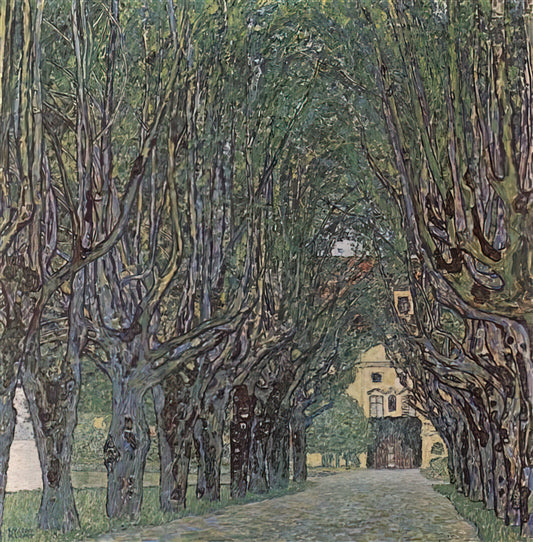 Mother Gustav Klimt: The Matriarch Behind the Modernist Master - AVENUE OF SCHLOSS KAMMER PARK by Gustav Klimt