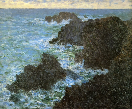 Musée de Monet: A Curator's Guide to Giverny's Living Legacy - The rocks of Belle-Ile by claude monet
